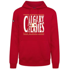 Calgary Flames - Levelwear Podium Powerhouse Pullover Hoodie Red