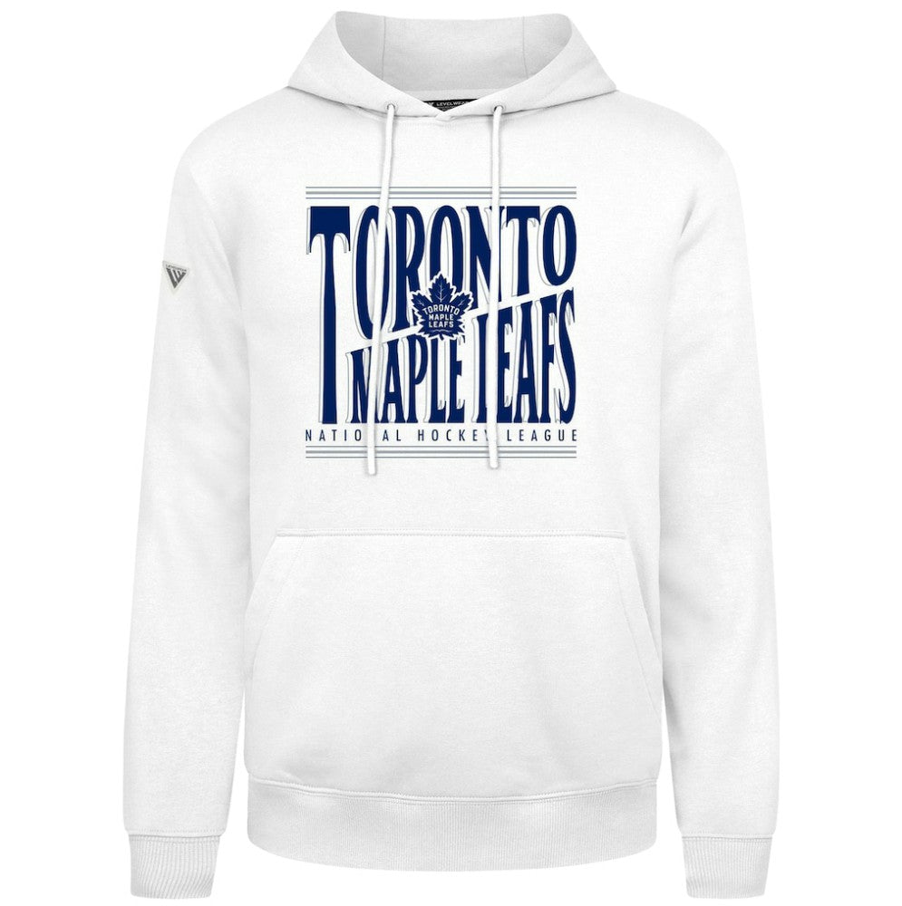Toronto Maple Leafs - Levelwear Podium Powerhouse Pullover Hoodie White