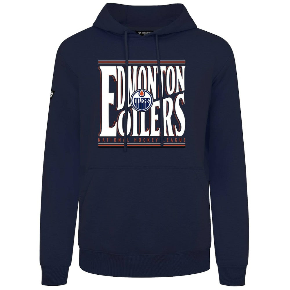 Edmonton Oilers - Levelwear Podium Powerhouse Pullover Hoodie Navy