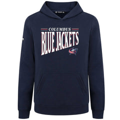Columbus Blue Jackets - Levelwear Youth Jr Podium Tally Pullover Hoodie Navy