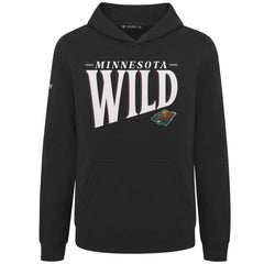 Minnesota Wild - Levelwear Youth Jr Podium Tally Pullover Hoodie Black