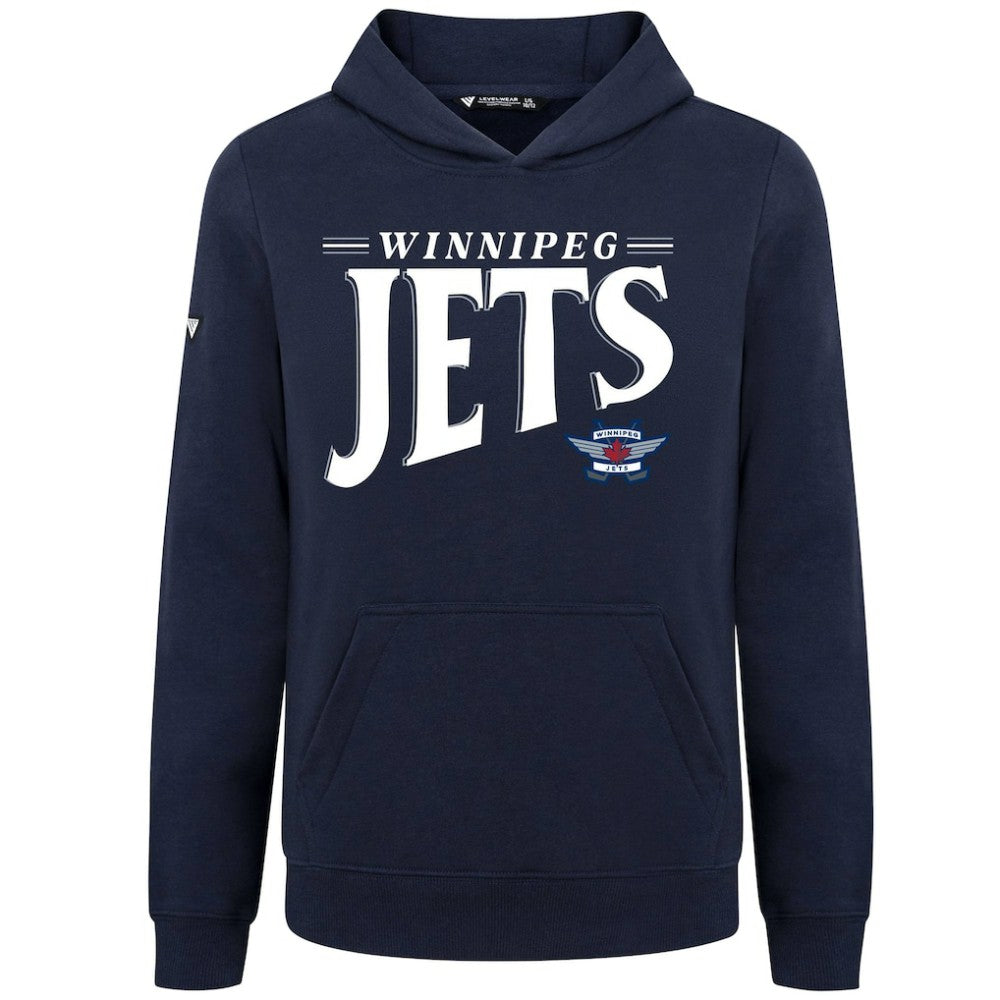 Winnipeg Jets - Levelwear Youth Jr Podium Tally Pullover Hoodie Navy