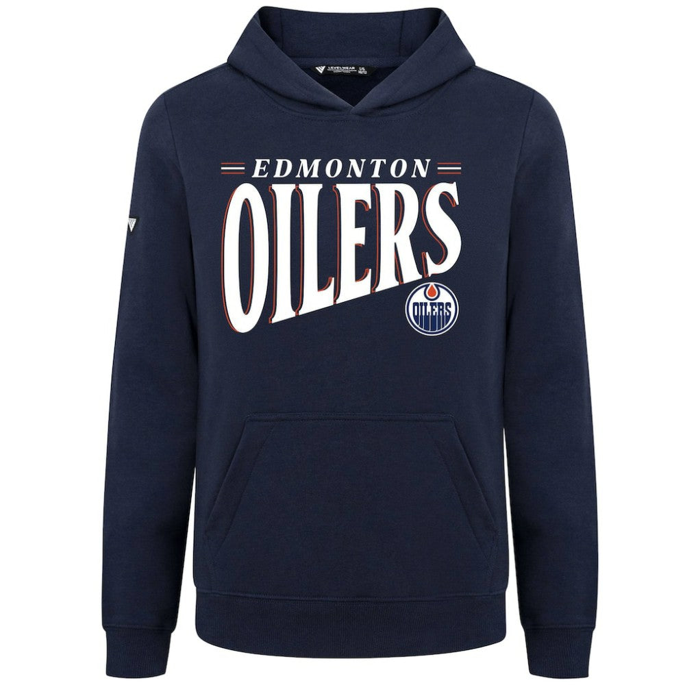 Edmonton Oilers - Levelwear Youth Jr Podium Tally Pullover Hoodie Navy