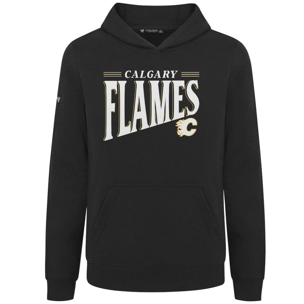 Calgary Flames - Levelwear Youth Jr Podium Tally Pullover Hoodie Black