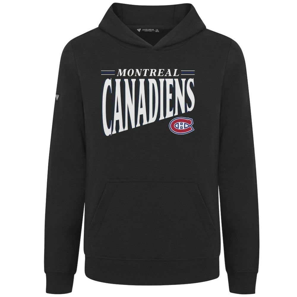Montreal Canadiens - Levelwear Youth Jr Podium Tally Pullover Hoodie Black