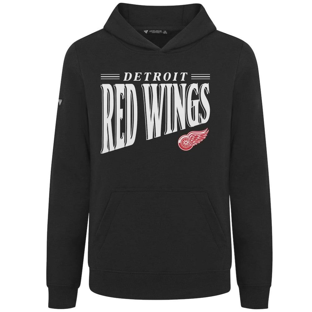 Detroit Red Wings - Levelwear Youth Jr Podium Tally Pullover Hoodie Black