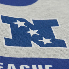 New York Giants All Over Print Vintage Fleece Crewneck Sweatshirt Heather Gray - Mitchell & Ness