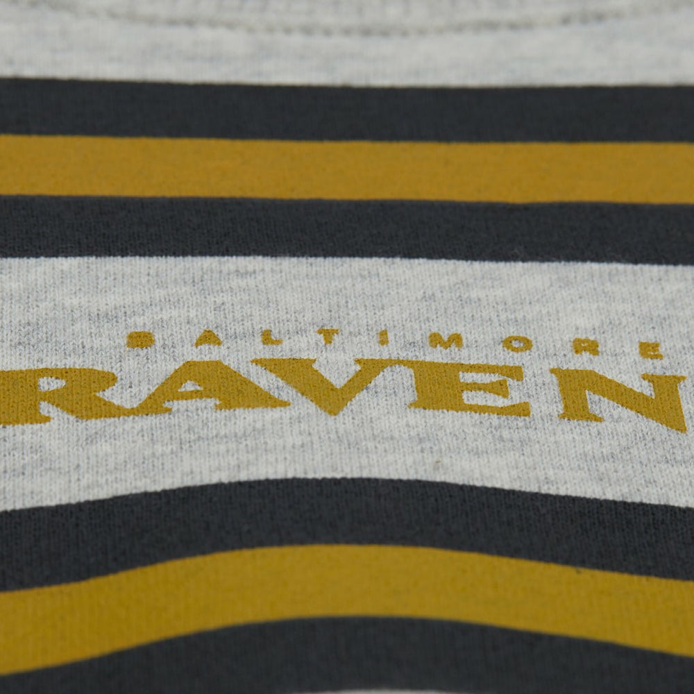 Baltimore Ravens All Over Print Vintage Fleece Crewneck Sweatshirt Heather Gray - Mitchell & Ness