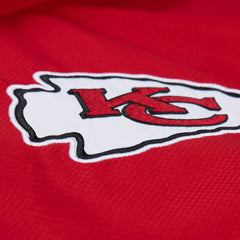 Kansas City Chiefs Tie Breaker Vintage Logo Lightweight Anorak Half-Zip Windbreaker Red/Black - Mitchell & Ness