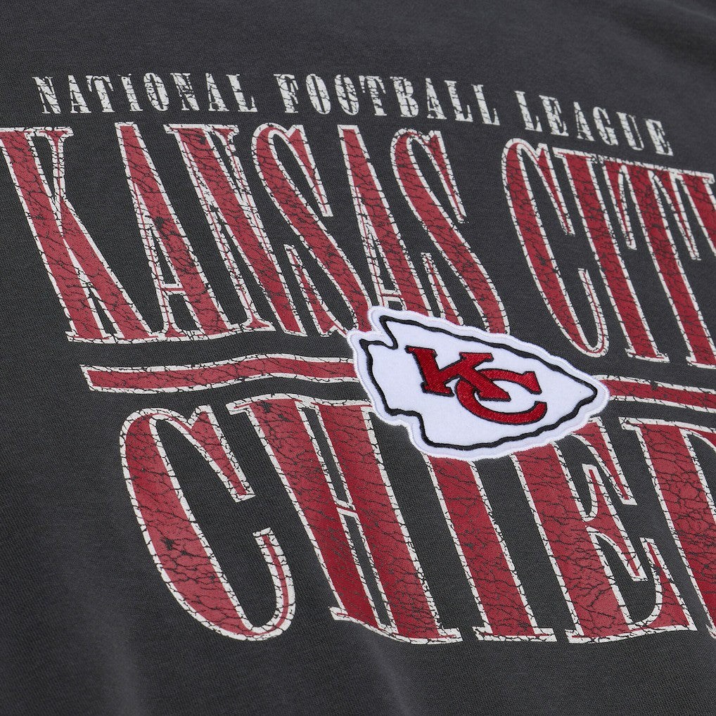 Kansas City Chiefs Downtown Collection Fleece Sweatshirt Black - Mitchell & Ness