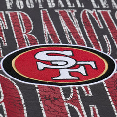 San Francisco 49ers Downtown Collection Fleece Sweatshirt Black - Mitchell & Ness