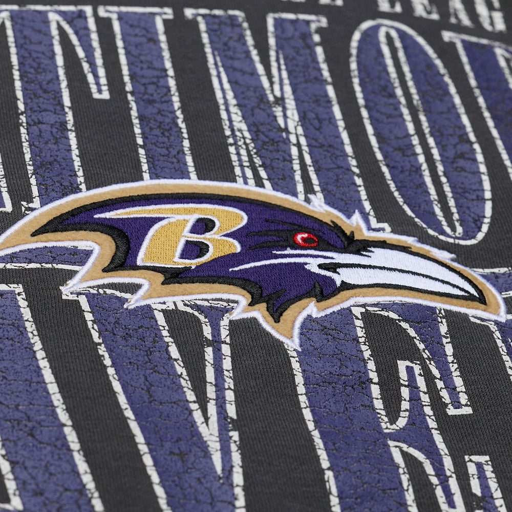 Baltimore Ravens Downtown Collection Fleece Sweatshirt Black - Mitchell & Ness