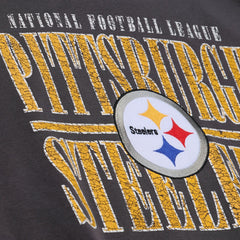 Pittsburgh Steelers Downtown Collection Fleece Sweatshirt Black - Mitchell & Ness