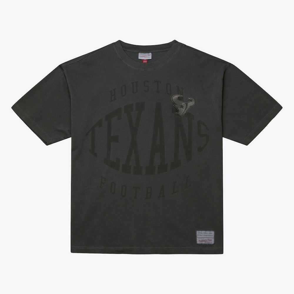 Houston Texans Downtown Collection Premium T-Shirt Black - Mitchell & Ness