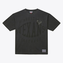 Houston Texans Downtown Collection Premium T-Shirt Black - Mitchell & Ness