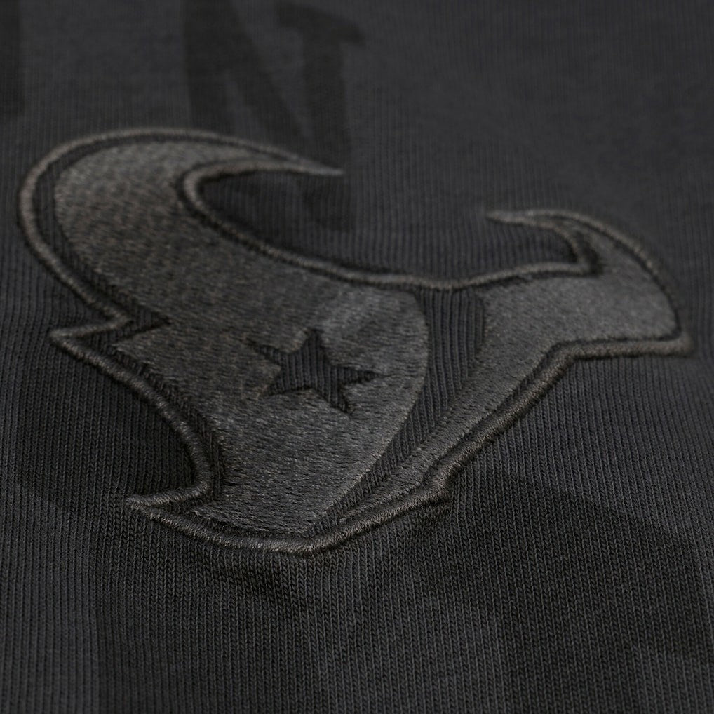 Houston Texans Downtown Collection Premium T-Shirt Black - Mitchell & Ness