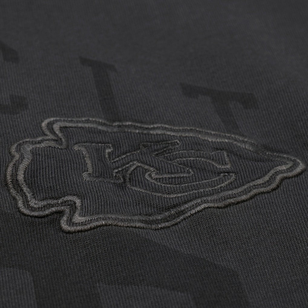 Kansas City Chiefs Downtown Collection Premium T-Shirt Black - Mitchell & Ness
