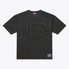 Los Angeles Chargers Downtown Collection Premium T-Shirt Black - Mitchell & Ness