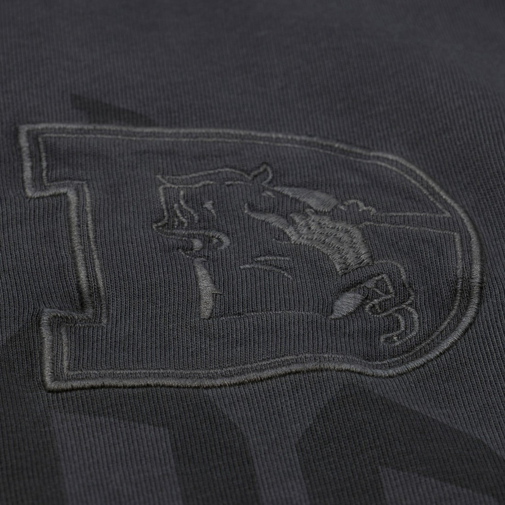 Denver Broncos Downtown Collection Premium Vintage Logo T-Shirt Black - Mitchell & Ness
