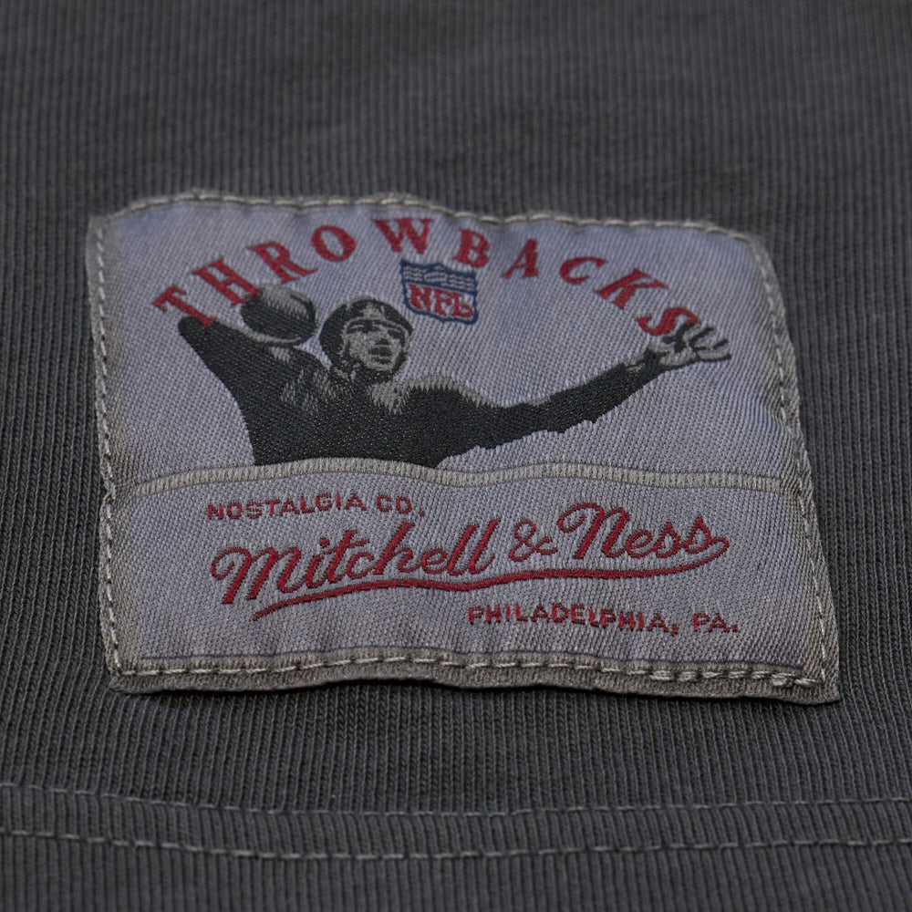 Denver Broncos Downtown Collection Premium Vintage Logo T-Shirt Black - Mitchell & Ness