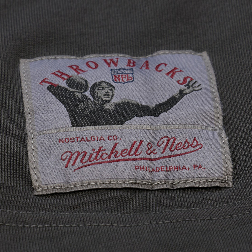 Tampa Bay Buccaneers Downtown Collection Premium Vintage Logo T-Shirt Black - Mitchell & Ness