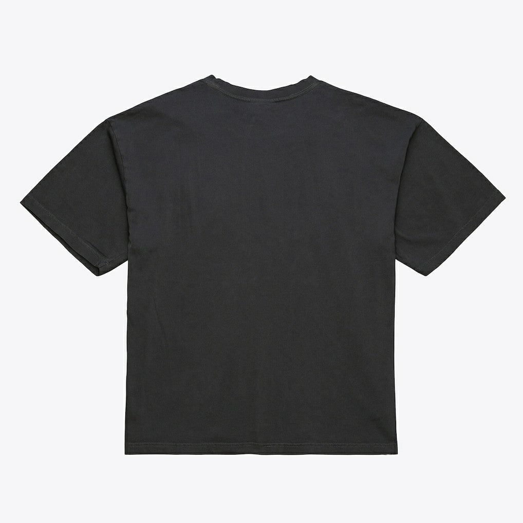 Green Bay Packers Downtown Collection Premium Vintage Logo T-Shirt Black - Mitchell & Ness