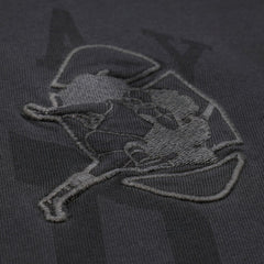 Green Bay Packers Downtown Collection Premium Vintage Logo T-Shirt Black - Mitchell & Ness