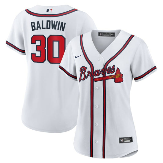 Drake Baldwin Atlanta Braves Nike Women's Home Replica Jersey - White | MLB Jerseys