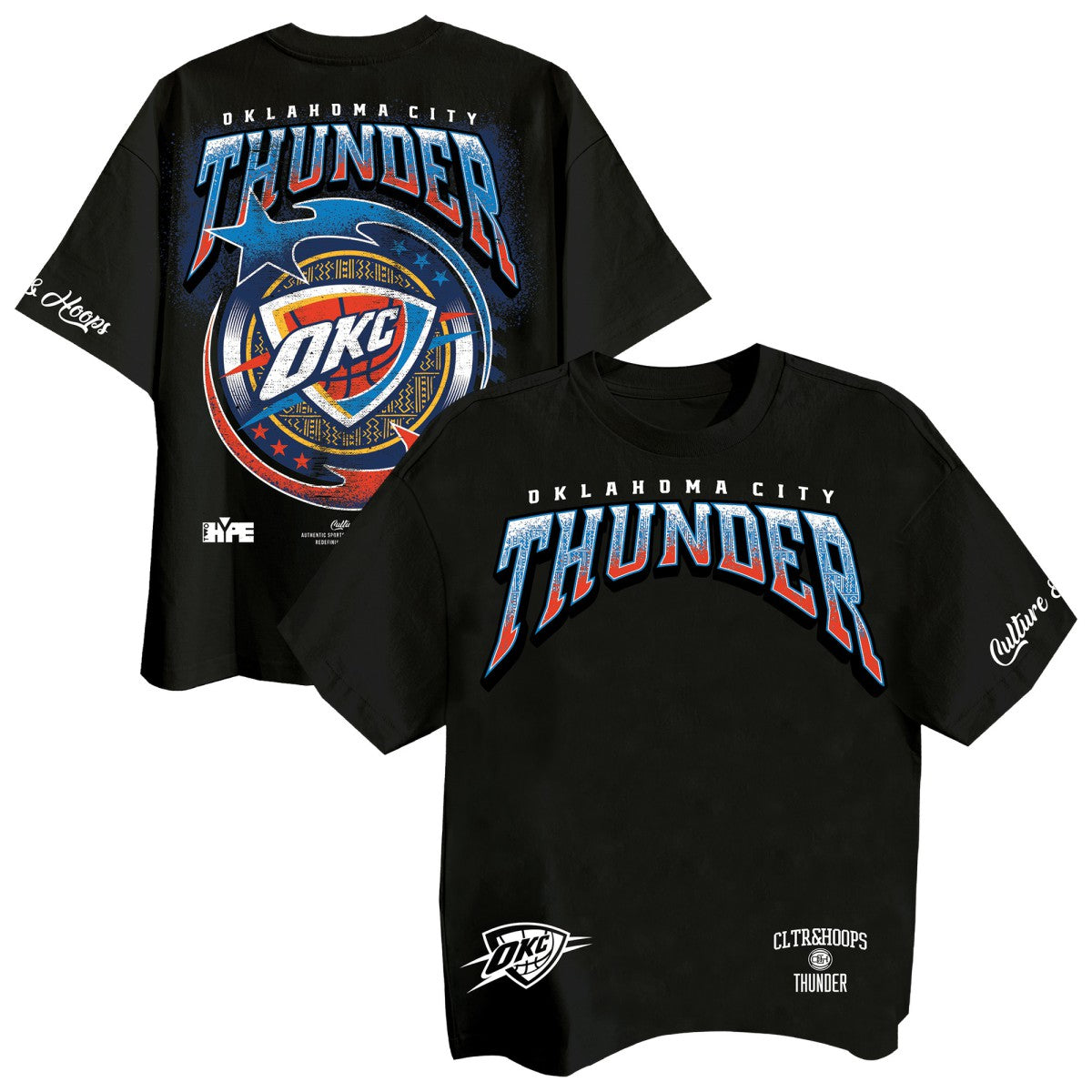 NBA - Oklahoma City Thunder Two Hype Drip & Dime Collection Premium T-Shirt - Black
