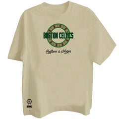 NBA - Boston Celtics Two Hype Worldwide Collection Premium T-Shirt - Khaki