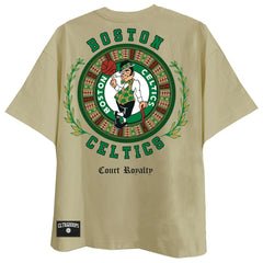 NBA - Boston Celtics Two Hype Worldwide Collection Premium T-Shirt - Khaki