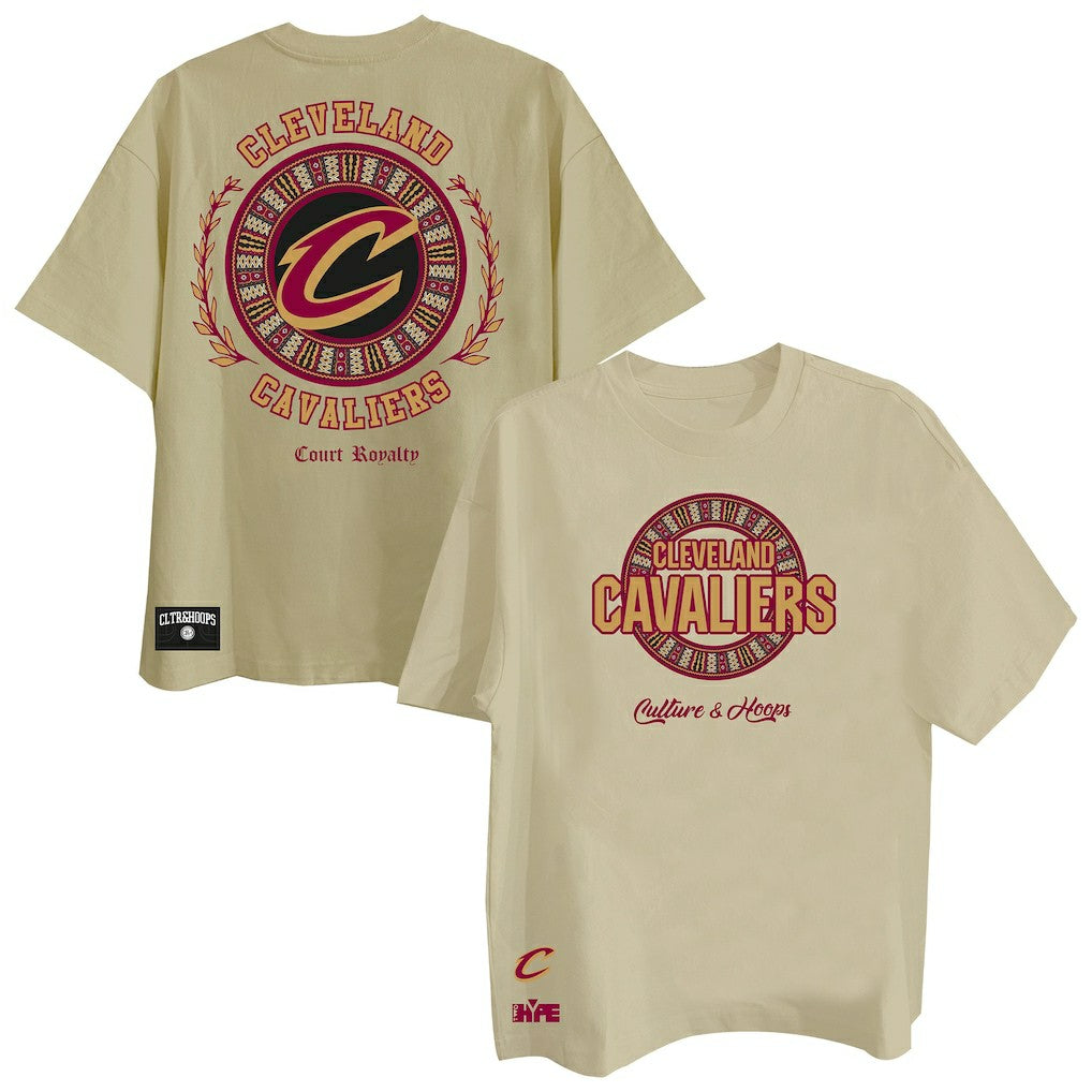 NBA - Cleveland Cavaliers Two Hype Worldwide Collection Premium T-Shirt - Khaki