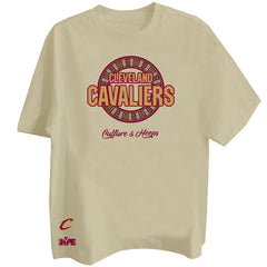 NBA - Cleveland Cavaliers Two Hype Worldwide Collection Premium T-Shirt - Khaki