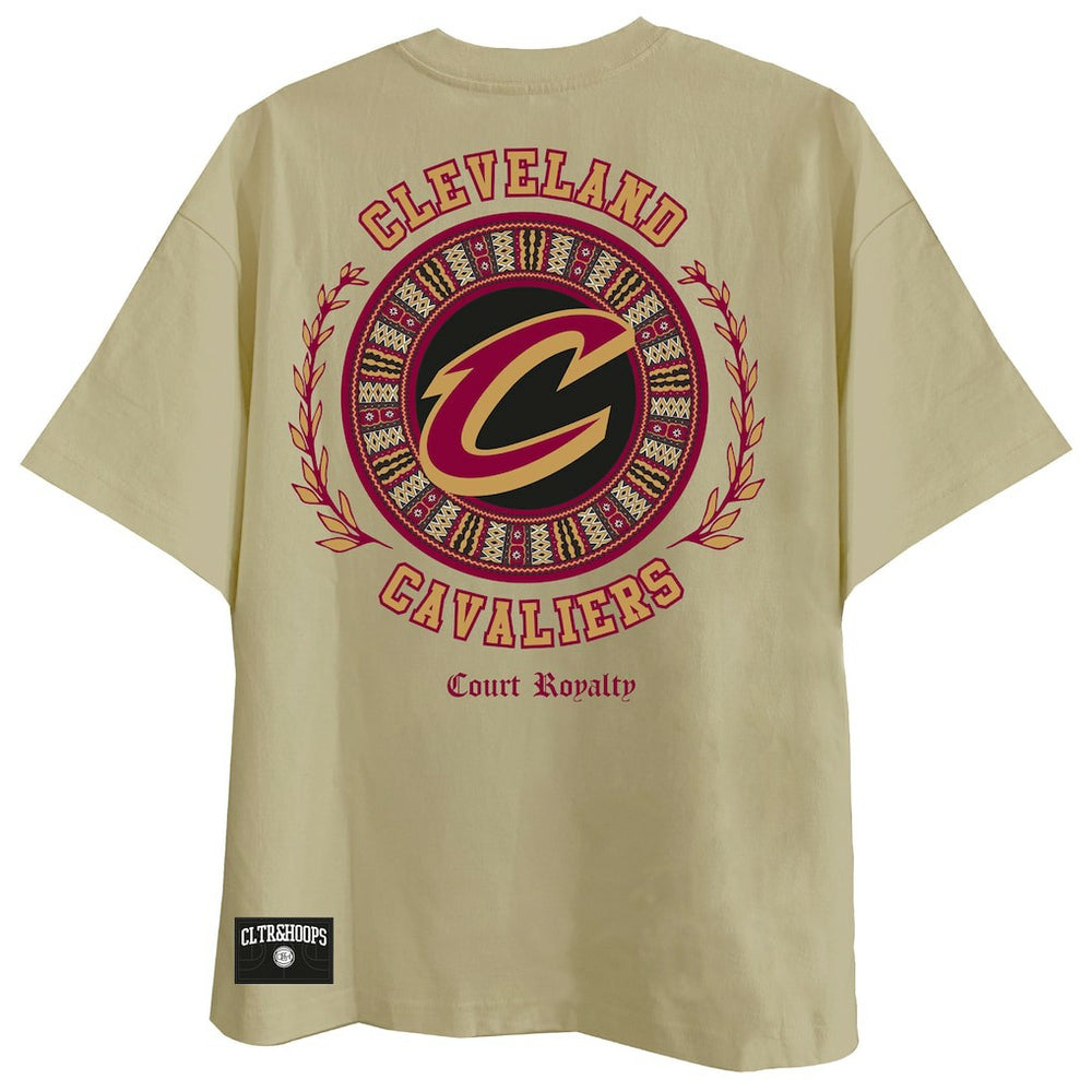 NBA - Cleveland Cavaliers Two Hype Worldwide Collection Premium T-Shirt - Khaki