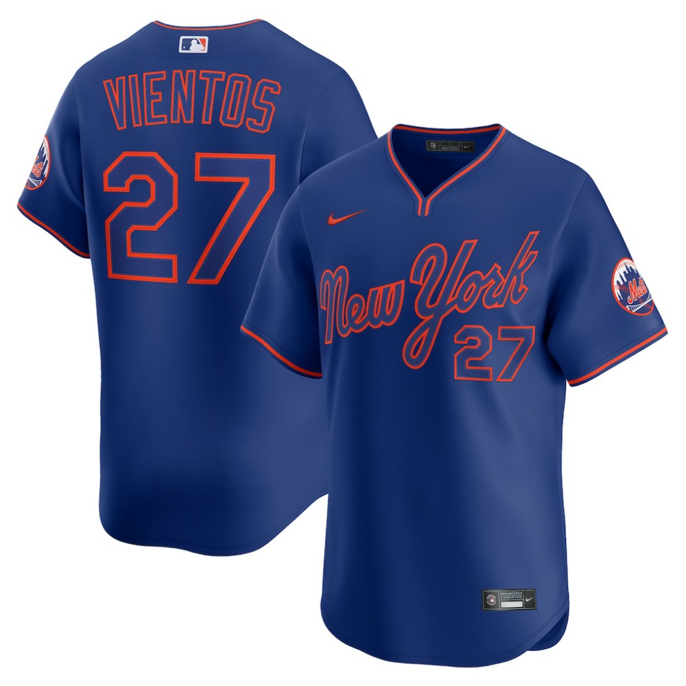 Mark Vientos New York Mets Nike Alternate Limited Player Jersey Lifestyle