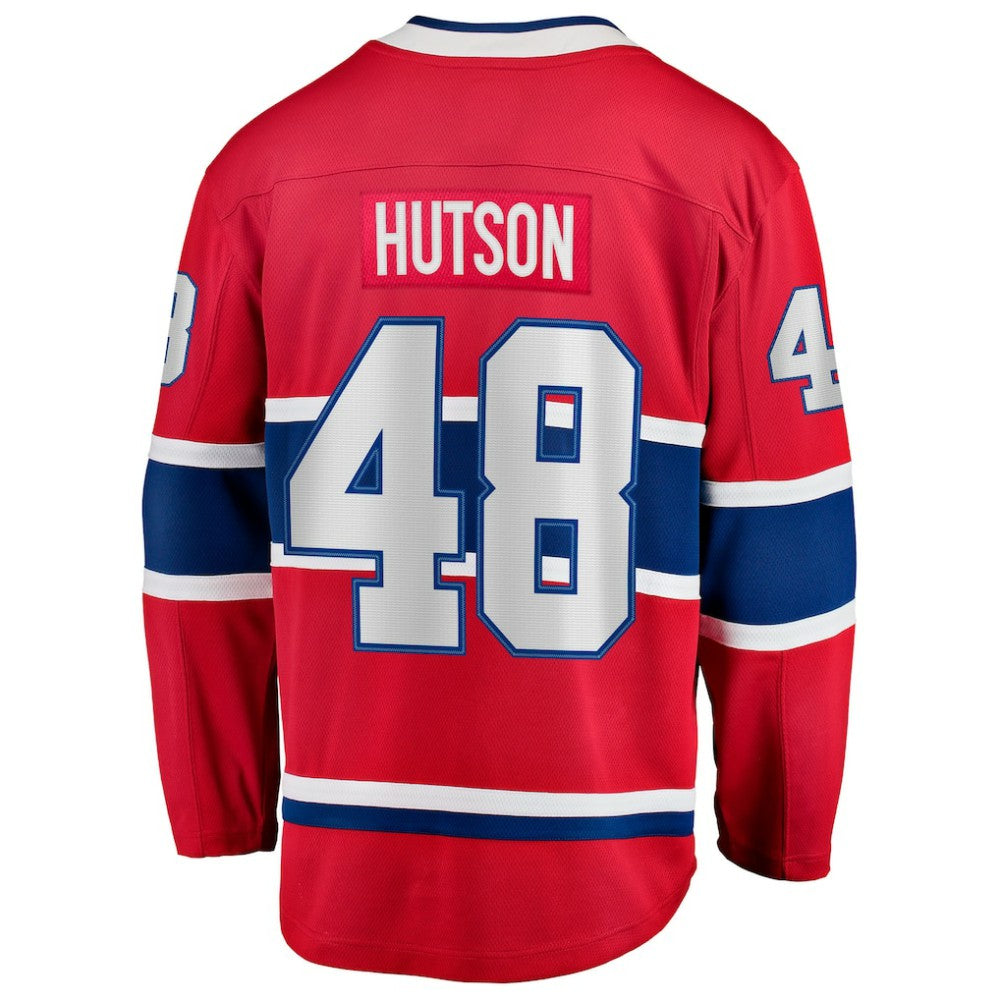 Lane Hutson Montreal Canadiens Fanatics Home Breakaway Jersey - Red | NHL Jerseys