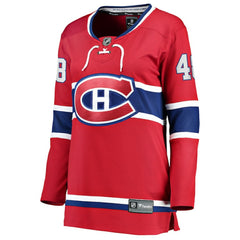 Lane Hutson Montreal Canadiens - Fanatics Women's Home Breakaway Player Jersey Red