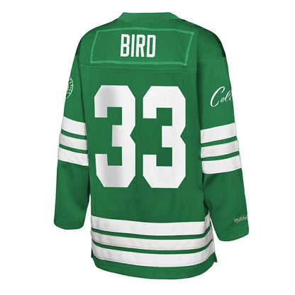 Larry Bird Boston Celtics Youth Maxxed Out 2.0 Fashion Hockey Jersey - Kelly Green | NBA Jerseys