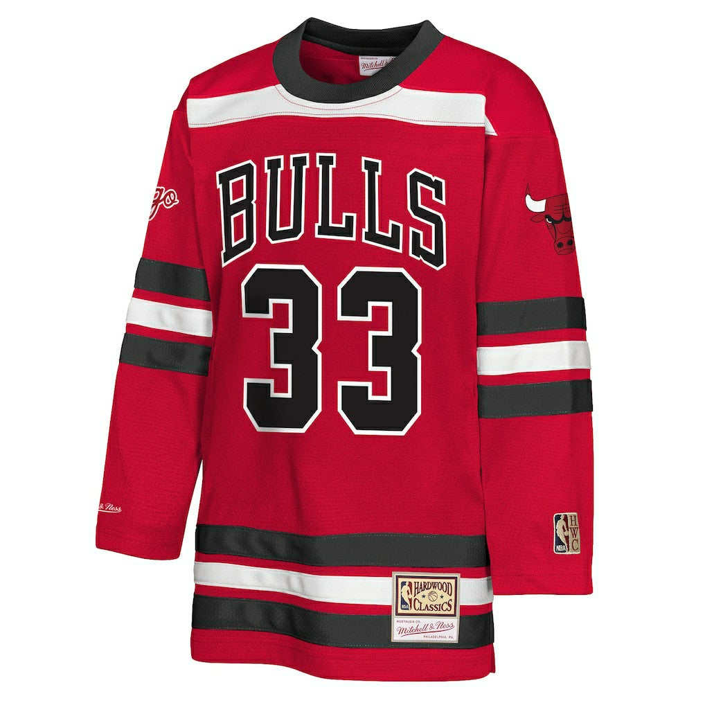 Scottie Pippen Chicago Bulls Youth Maxxed Out 2.0 Fashion Hockey Jersey sale - Red | NBA Jerseys