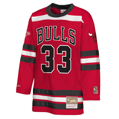 Scottie Pippen Chicago Bulls Youth Maxxed Out 2.0 Fashion Hockey Jersey sale - Red | NBA Jerseys