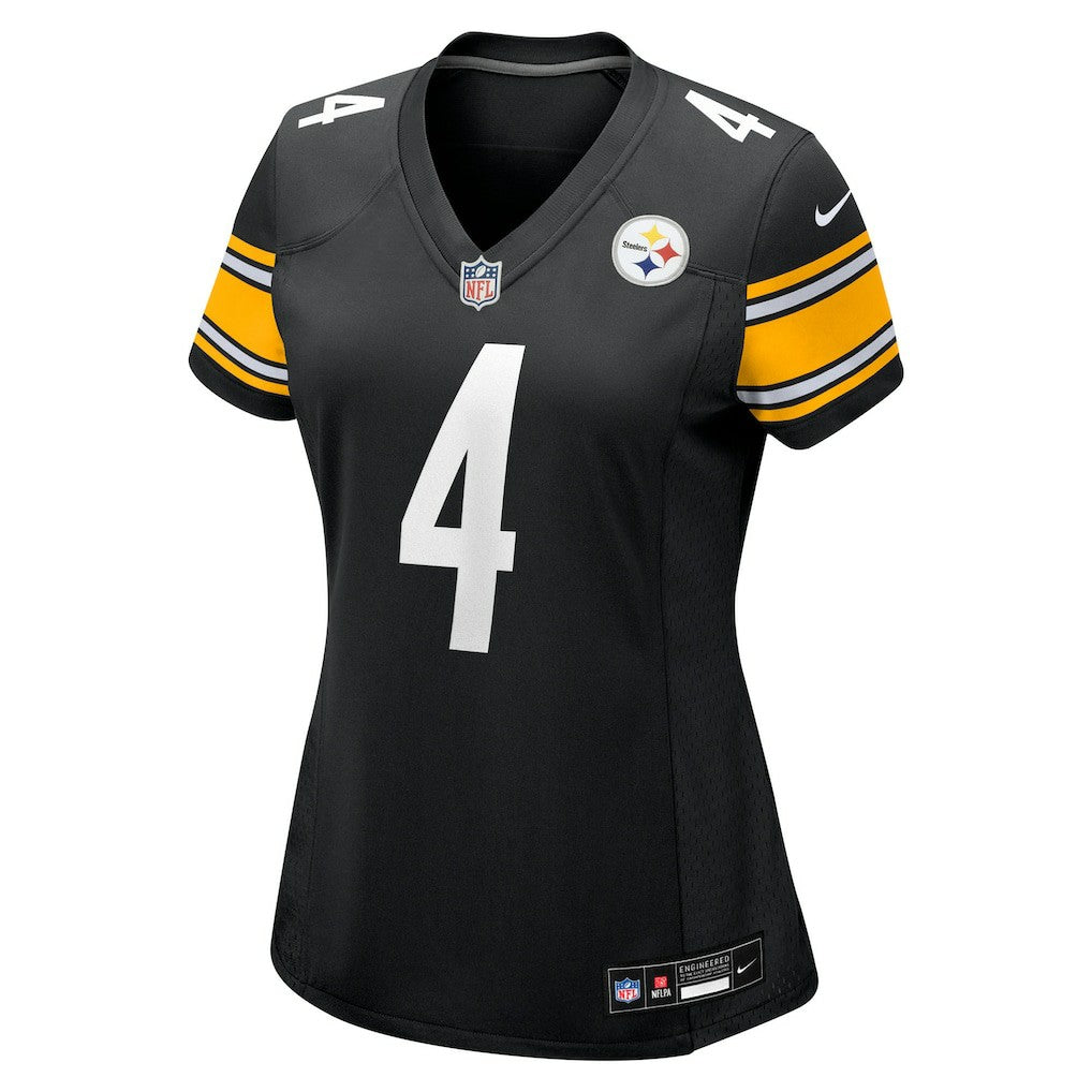 DK Metcalf Pittsburgh Steelers Women's Team Game Jersey - Black | NFL Jerseys