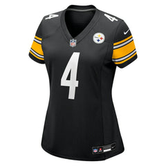 DK Metcalf Pittsburgh Steelers Women's Team Game Jersey Black - Nike