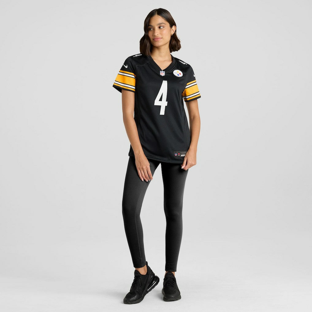 DK Metcalf Pittsburgh Steelers Women's Team Game Jersey - Black | NFL Jerseys