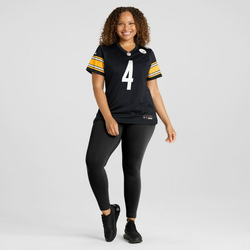 DK Metcalf Pittsburgh Steelers Women's Team Game Jersey - Black | NFL Jerseys