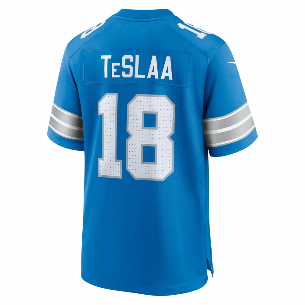 Isaac TeSlaa Detroit Lions Game Player Jersey Blue - Nike