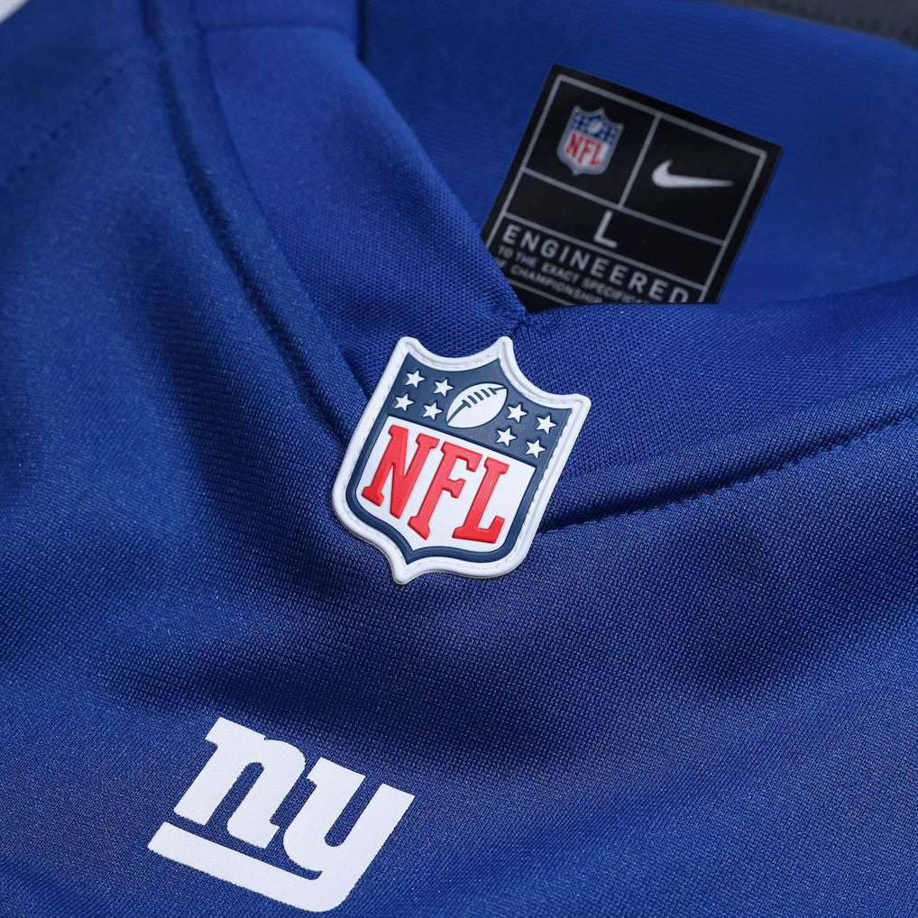 Jaxson Dart New York Giants 2025 NFL Draft First Round Pick Game Jersey - Royal | NFL Jerseys
