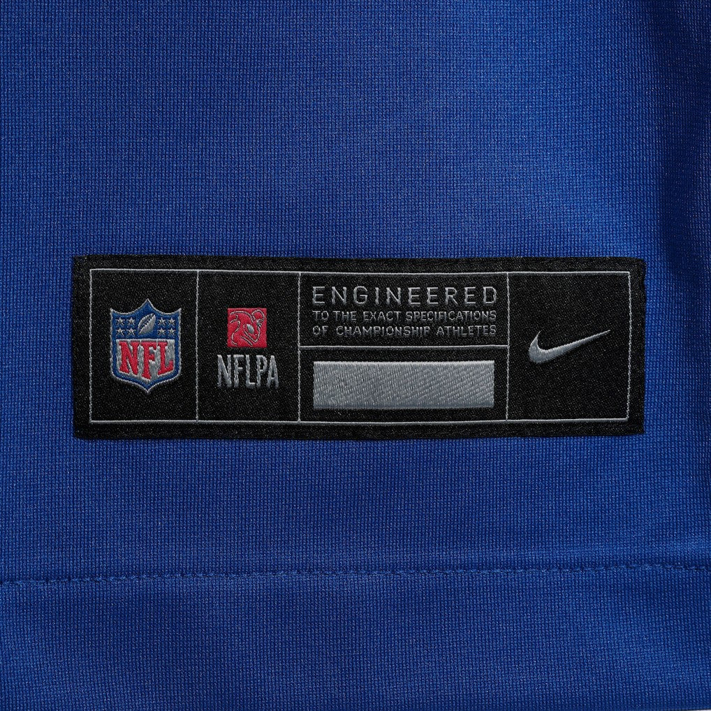 Jaxson Dart New York Giants 2025 NFL Draft First Round Pick Game Jersey - Royal | NFL Jerseys