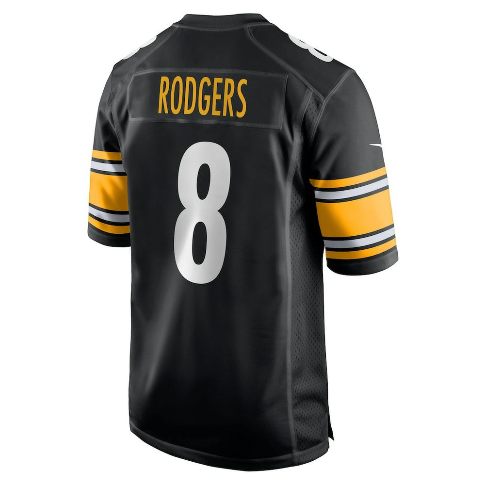 Aaron Rodgers Pittsburgh Steelers Game Jersey Black - Nike