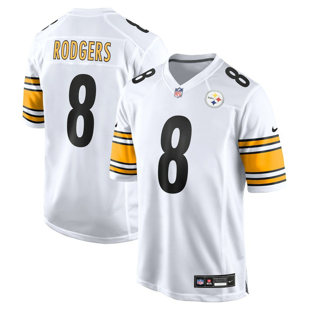 Aaron Rodgers Pittsburgh Steelers Game Jersey White - Nike