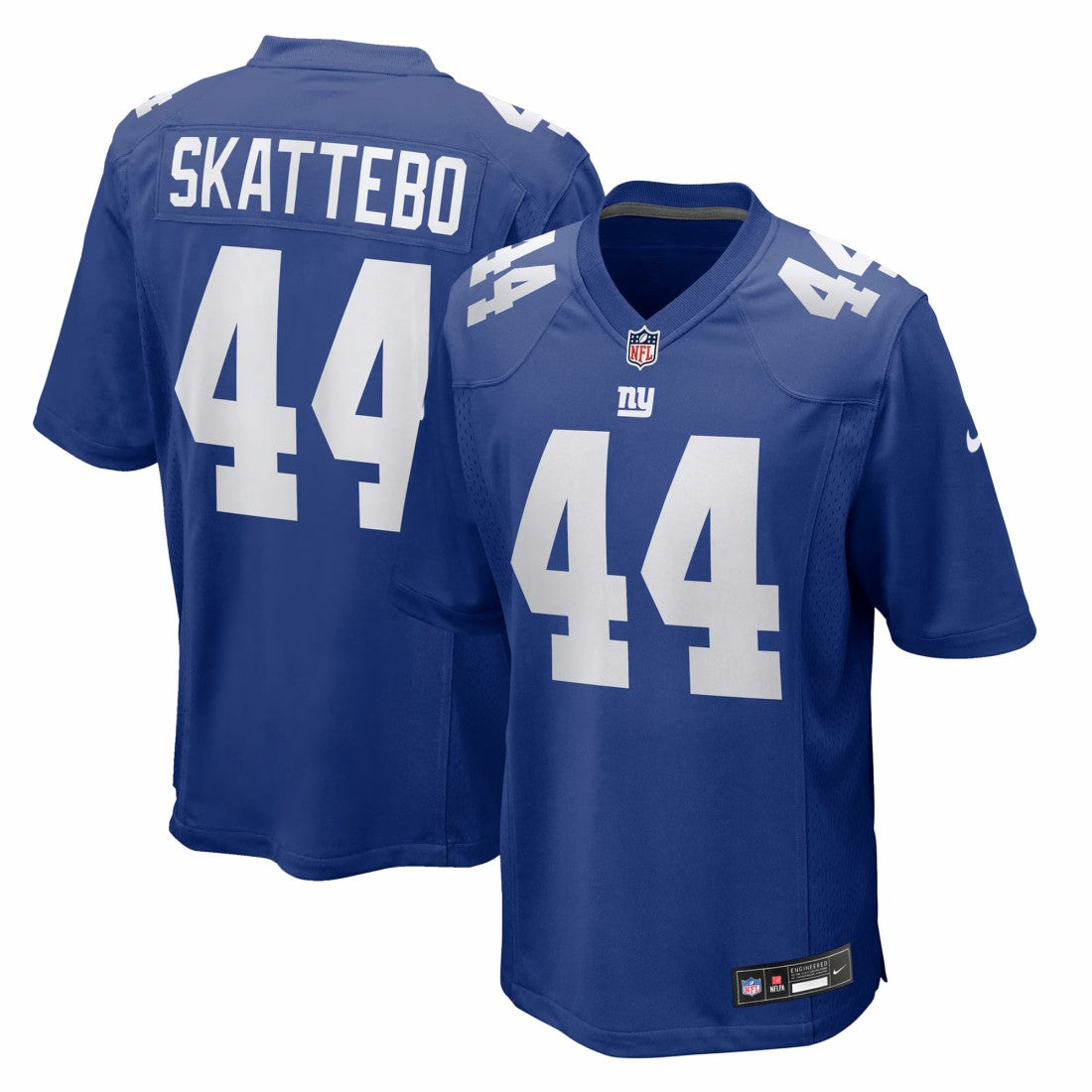 Cam Skattebo New York Giants Team Game Player Jersey Royal - Nike